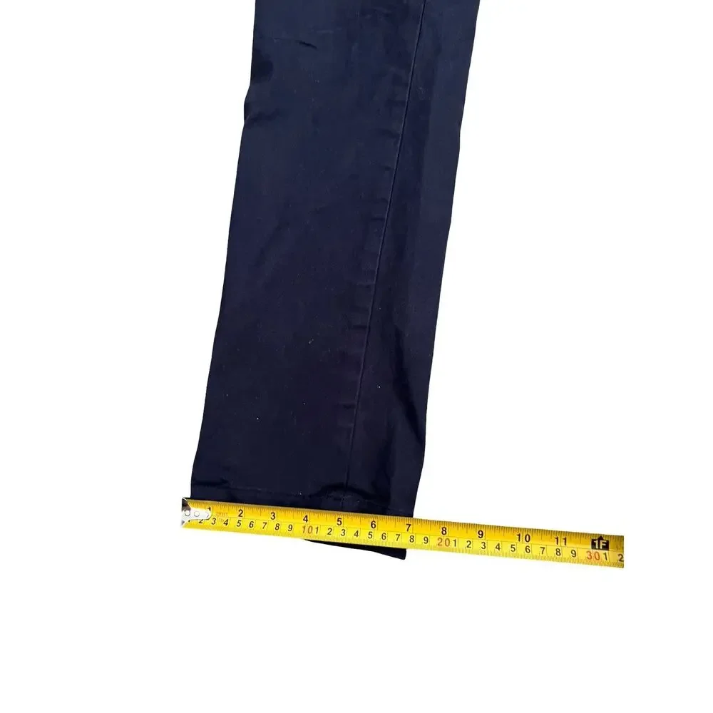 Banana Republic Aiden Chino Pants Men’s 32x34 Navy Blue Slim Fit Stretch Twill